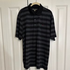 Gray & Black Greg Norman Golf Polo